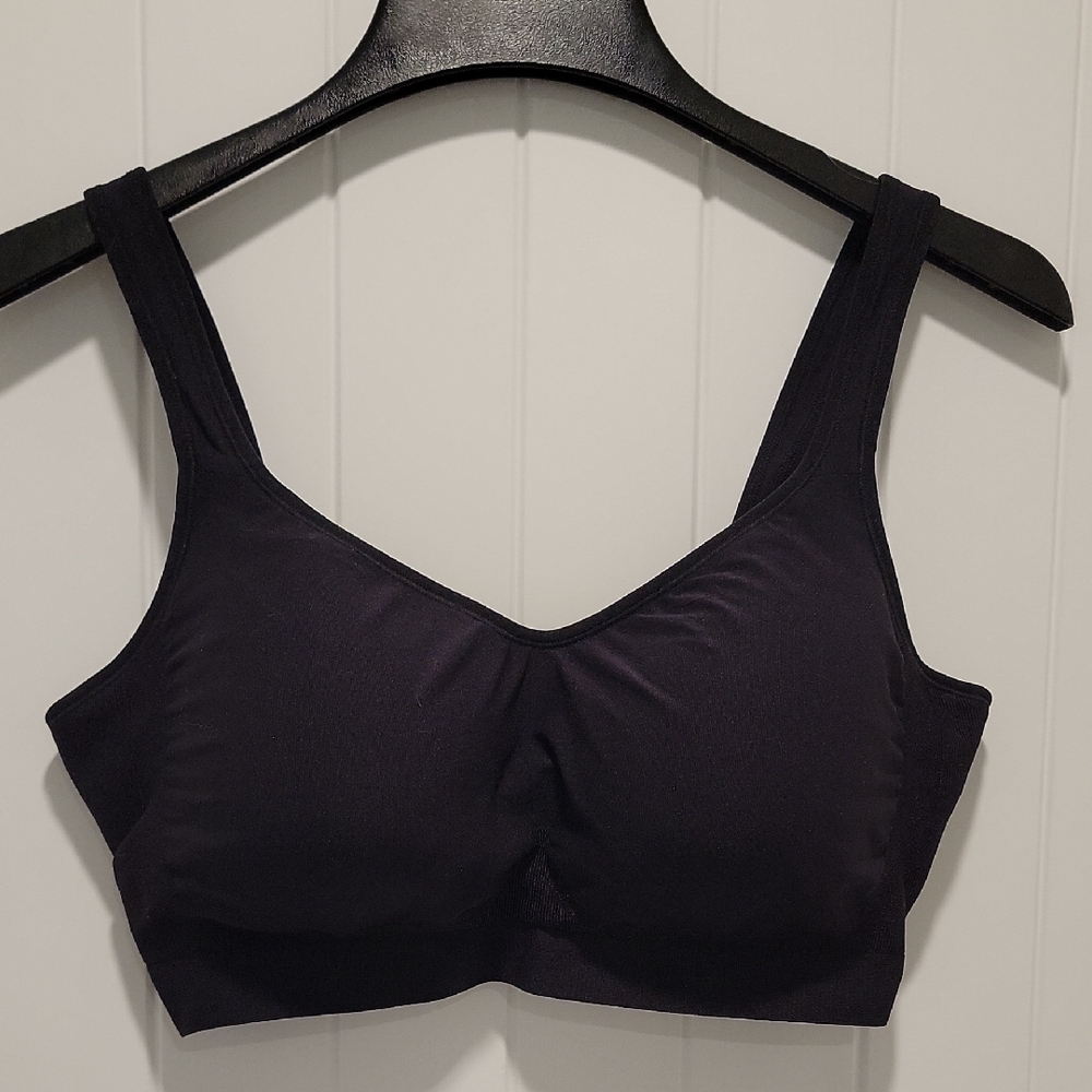 Shapermints Truekind Black Wireless Seamless Bra Size XXL